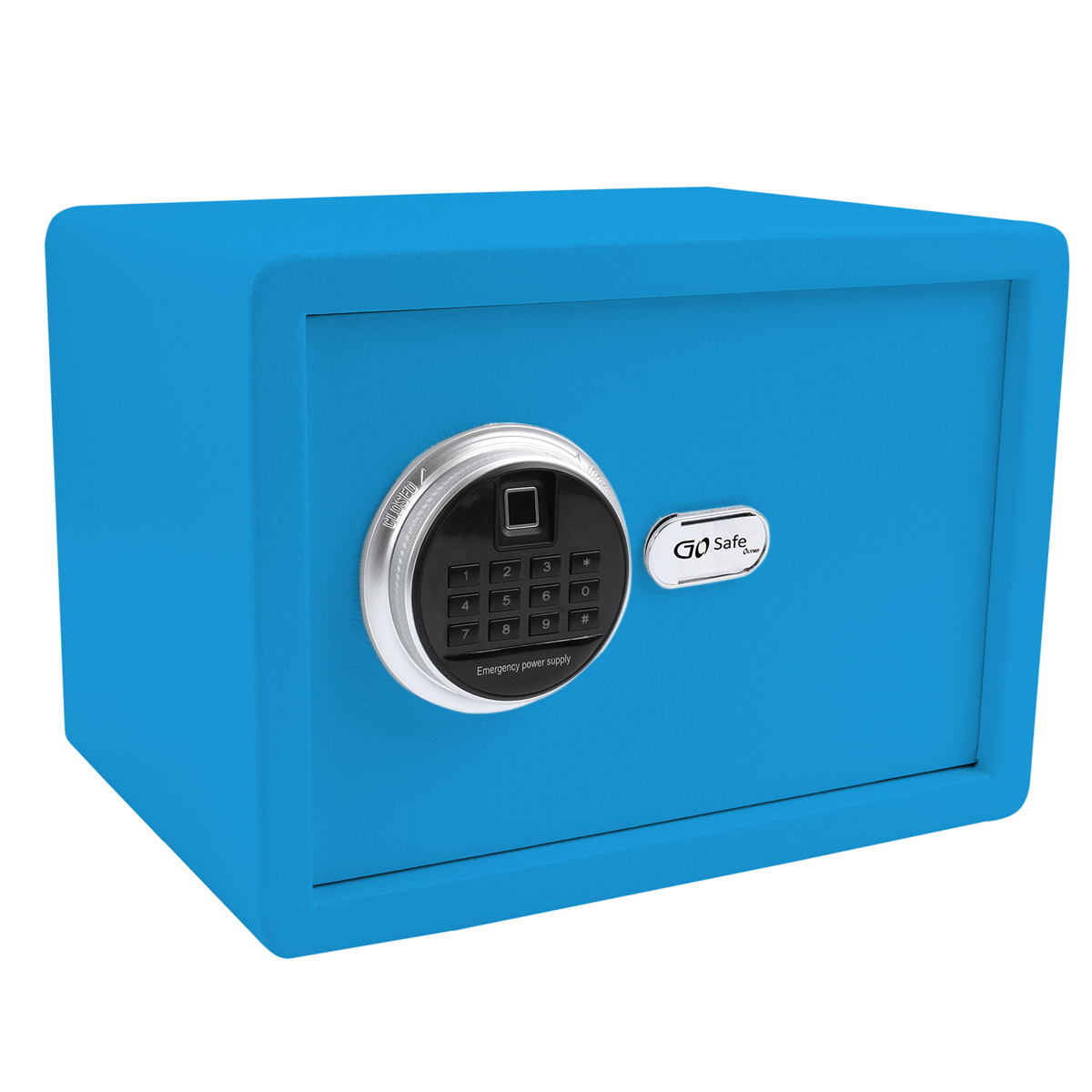 Olymp Tresor blau 7104 GOsafe 2.0 / 120FP Zahlencode Schlüssel, 16 Liter 8 kg
