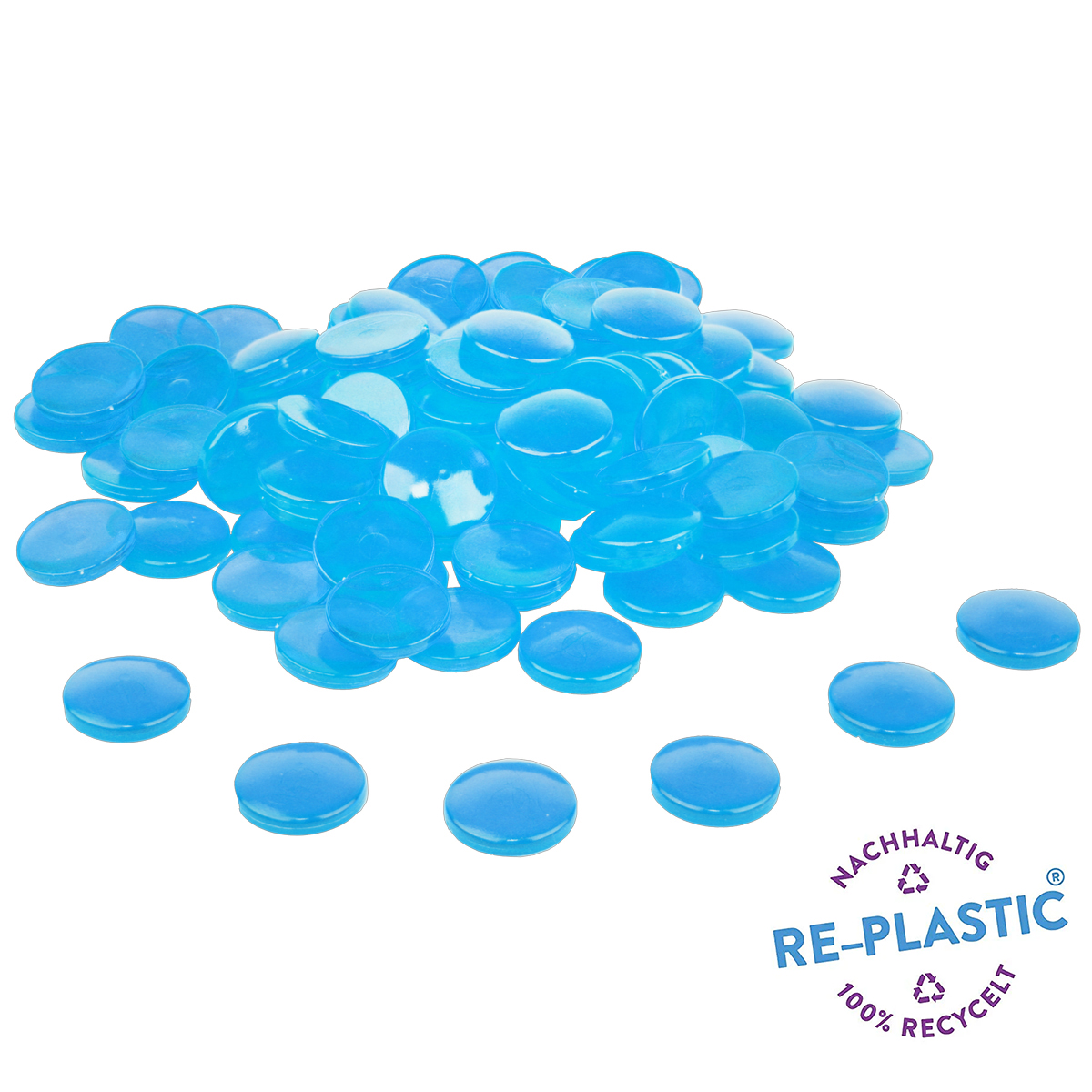 Wissner Muggelstein blau 100 Stück 