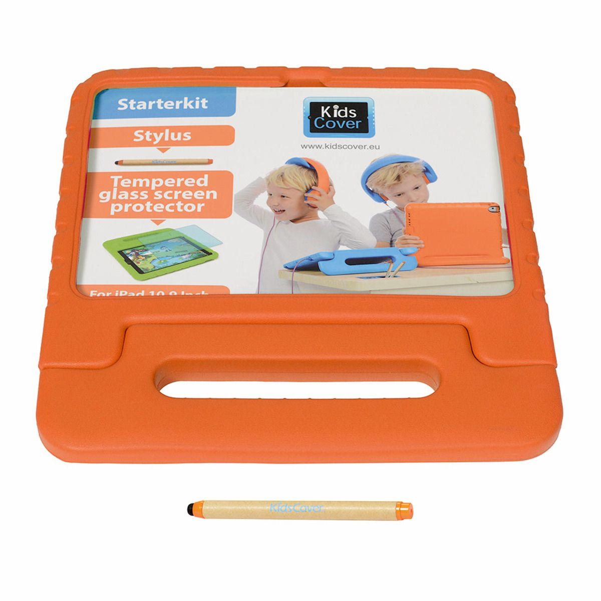 Parat KidsCover für iPad 10.9'' der 10. Generation, Schutzhülle in orange, inkl. Stylus