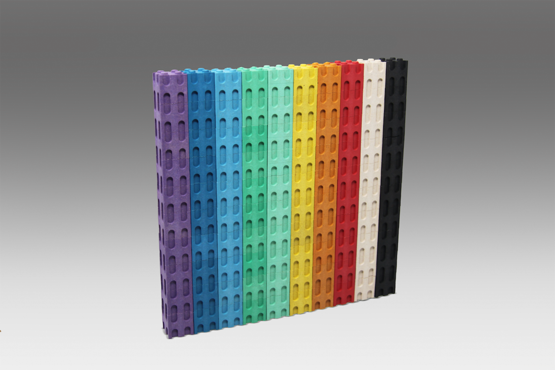 Wissner Steckwürfel in 10 Farben, 2 x 2 x 2 cm, 100 Stück  Wissner Steckwürfel in 10 Farben, 2 x 2 x 2 cm, 100 Stück