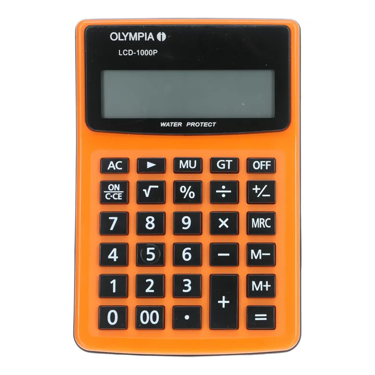 Olympia LCD-1000 P Tischrechner orange, staub- und wassergeschützt