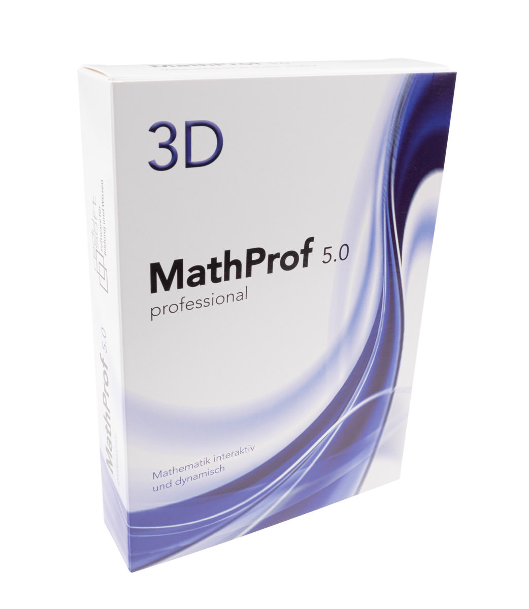 Mathprof 5.0 Professional, 2D- und 3D-Darstellungen, numerische Berechnungen visuelle Analyse, Downloadversion