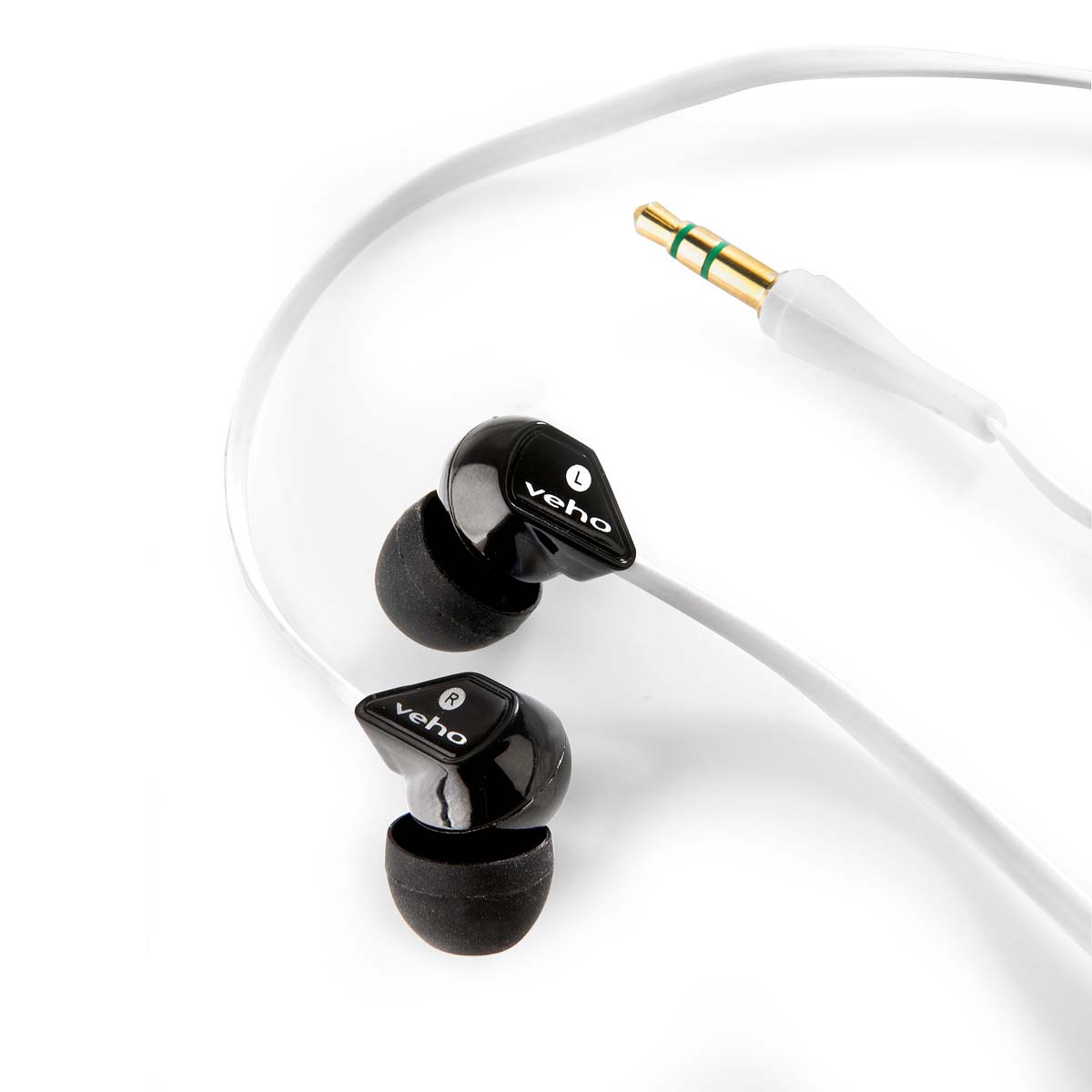 Veho VEP-003-360Z1 In-Ear Kopfhörer, kabelgebunden, weiß 