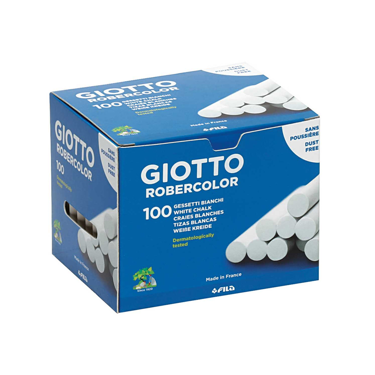 Giotto Robercolor-Kreide, weiß, 100 Stück 