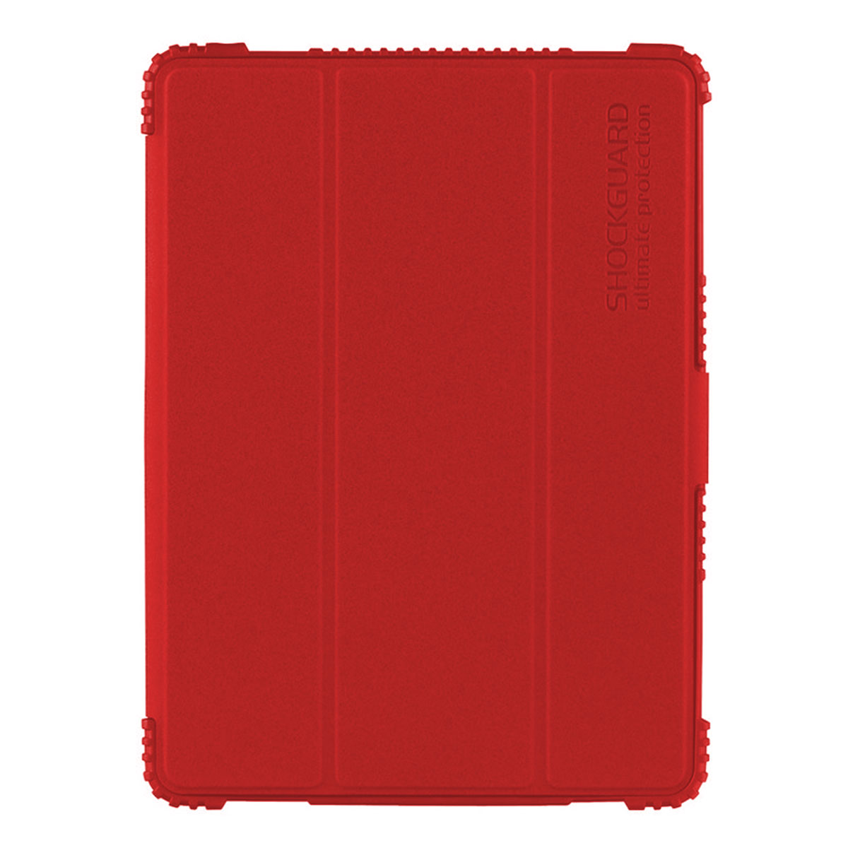 SHOCKGUARD View PEN iPad 10.2 Case in rot/transparent