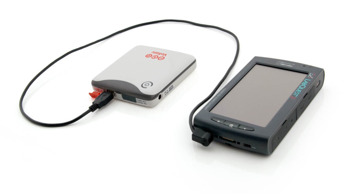 Vernier Externer Akkuzum (LQ-BOOST2) zum Anschluss an Vernier LabQuest 2 und anderen Datenloggern 10.600mAh/Lithium-Polymer-Akku/5,5V