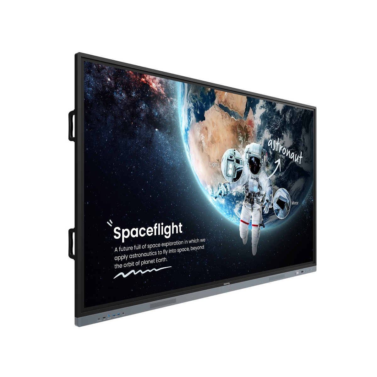 BenQ RM7504 75'' (190,5 cm) 4K-UHD-Smart-Board inklusive WD02AT 