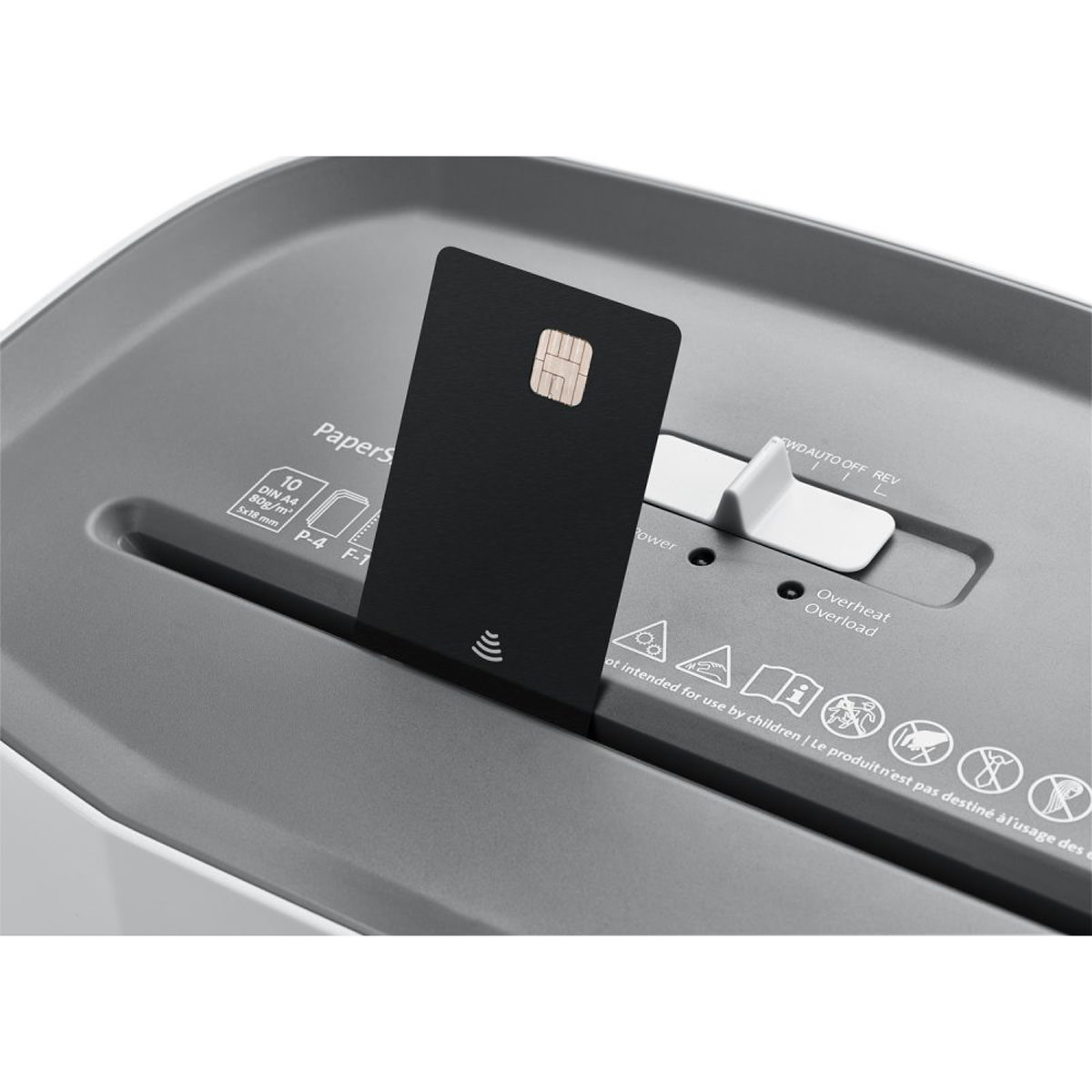 Dahle Aktenvernichter PaperSAFE 140 Schnitt 5 x 18 mm, 1-10 Blatt, 12 L 