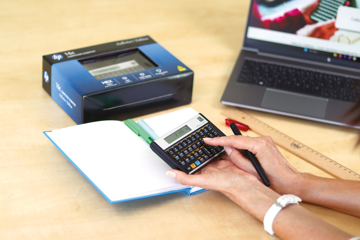 HP-16C Hewlett Packard Finanzrechner, Programmierbarer Taschenrechner 