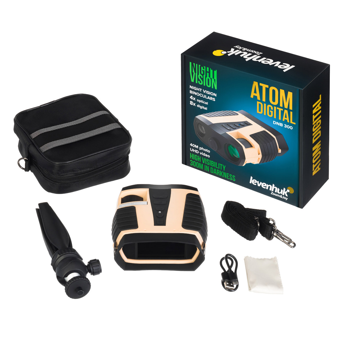 Levenhuk Atom Digital DNB300 Nachtsichtgerät 1 - 8 fach Binokular 