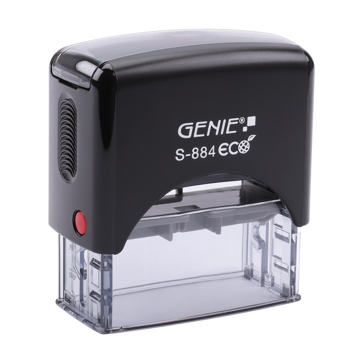 Genie S-884 Eco Selbstfärbender Stempel-Set bis 5 Zeilen zum selbstsetzen