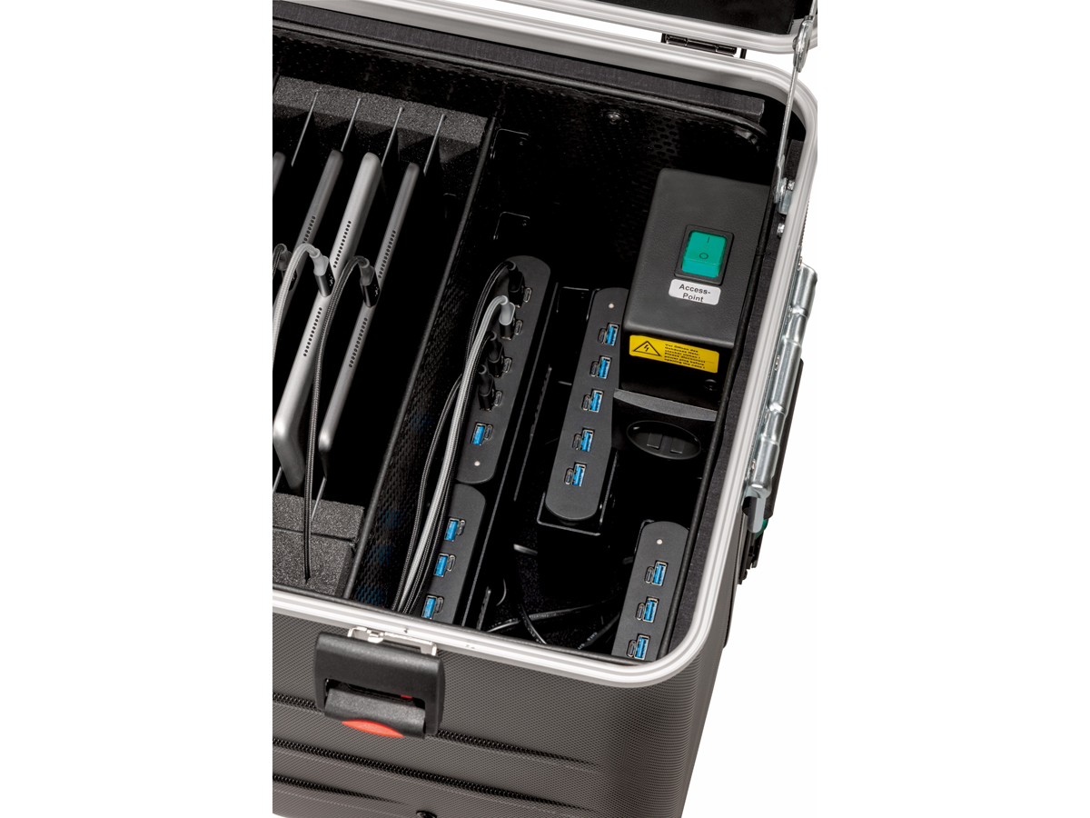 Parat PARAPROJECT® Case TC20 Plus TwinCharge, mit USB-C®, ohne Kabel, schwarz