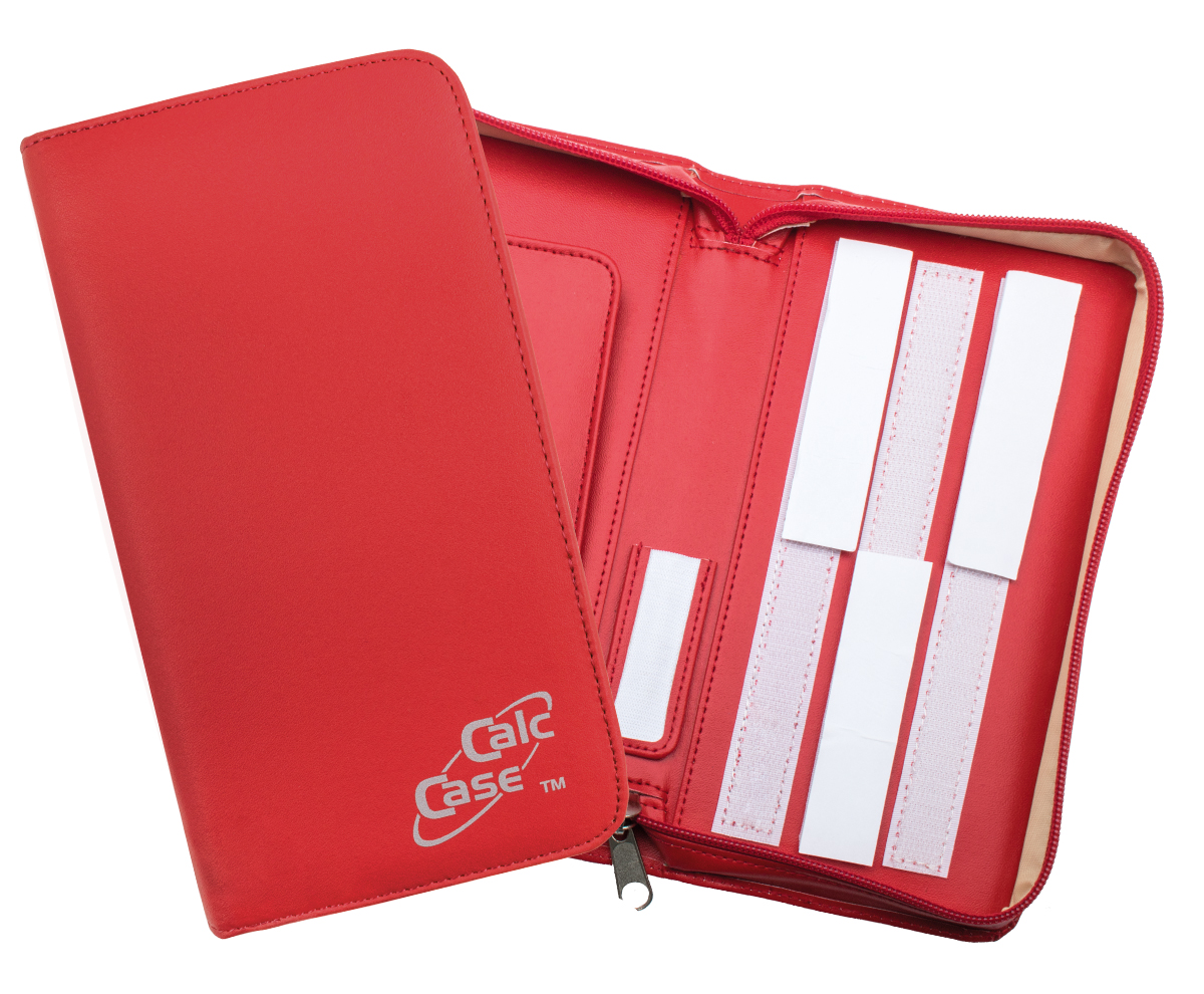 CalcCase Fashion Tasche für Grafiktaschenrechner matt-rot