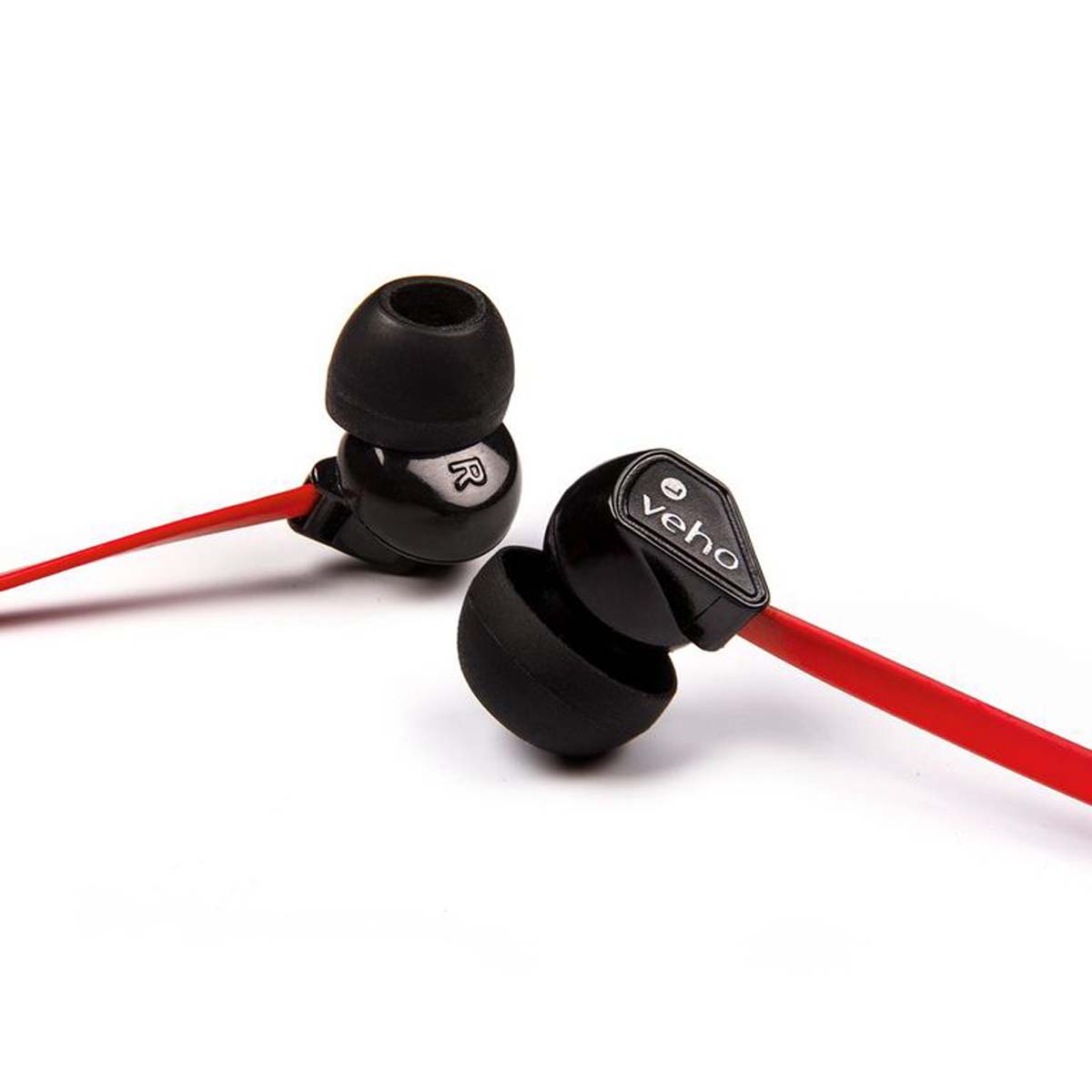 Veho VEP-003-360Z1 In-Ear Kopfhörer, kabelgebunden, rot 