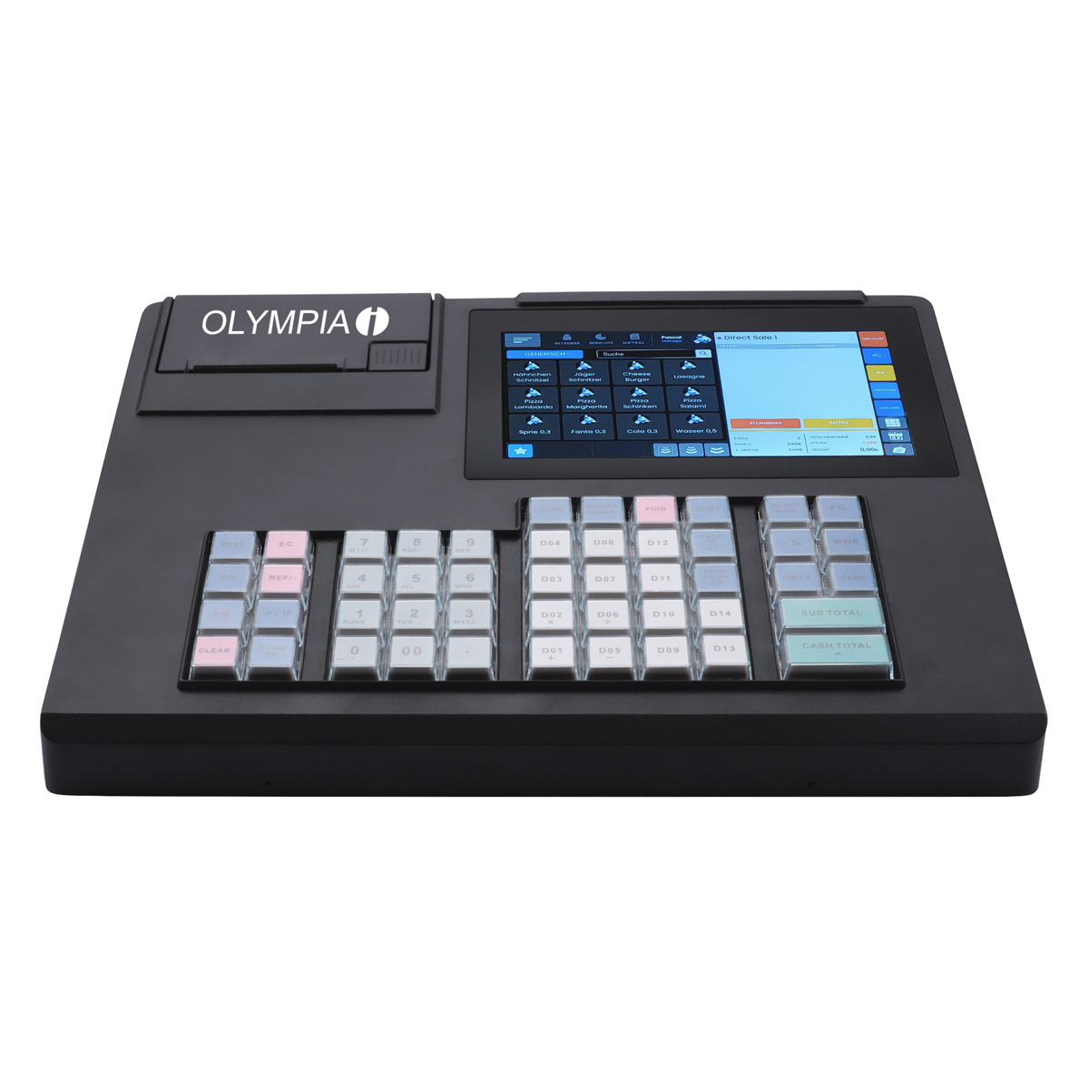 Olympia K 200 Registrierkasse ohne TSE-Lizenz, Android 11, 50 Bediener, 7''Touchdisplay 