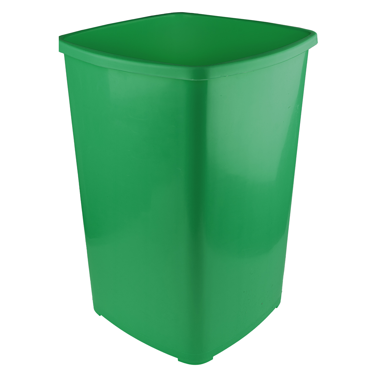 WIBO Mülleimer in grün, eckig, 45 Liter 