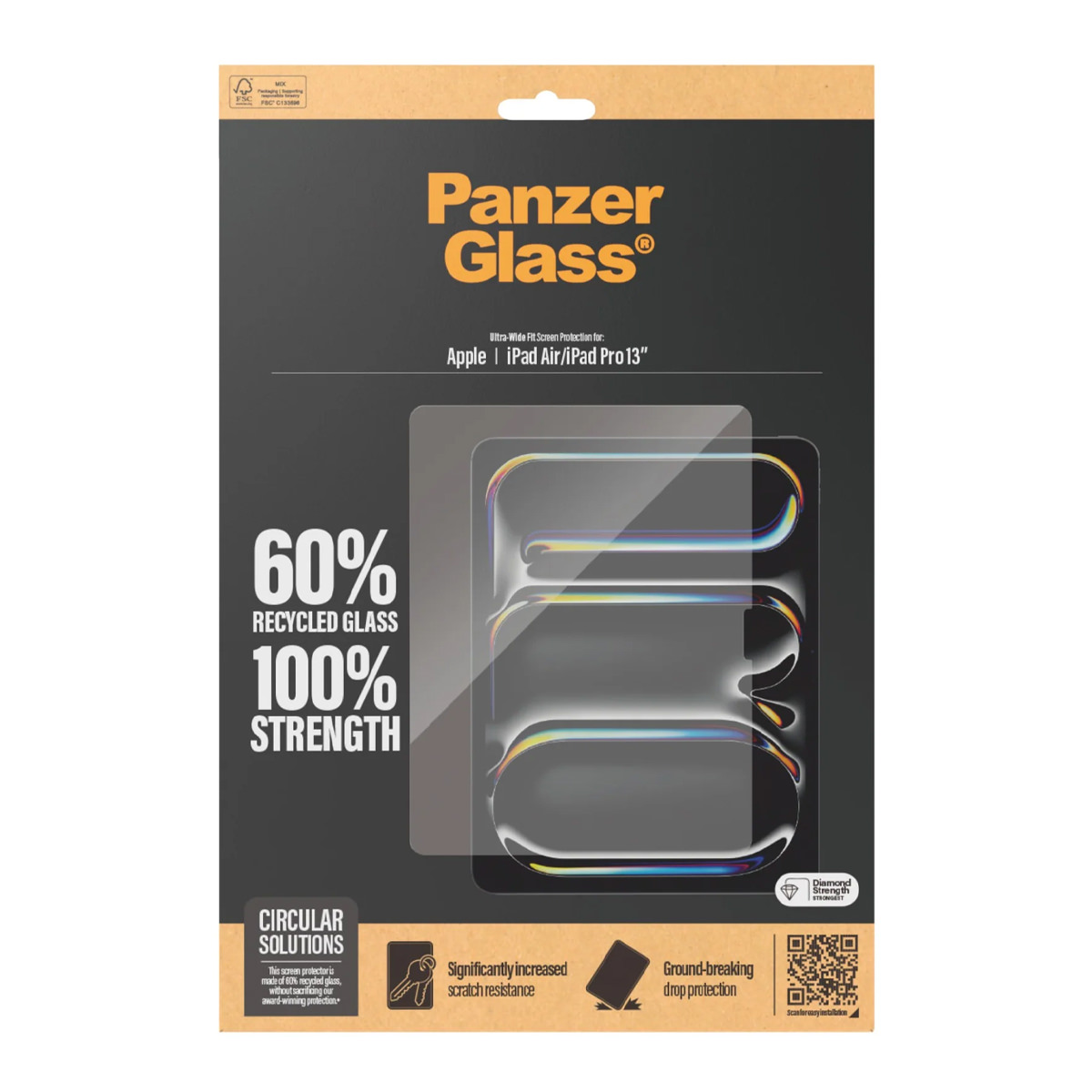 PanzerGlass® Displayschutz Ultra-Wide Fit für iPad Air 13'' (2024-2025) / iPad Pro 13'' (2024-2025)