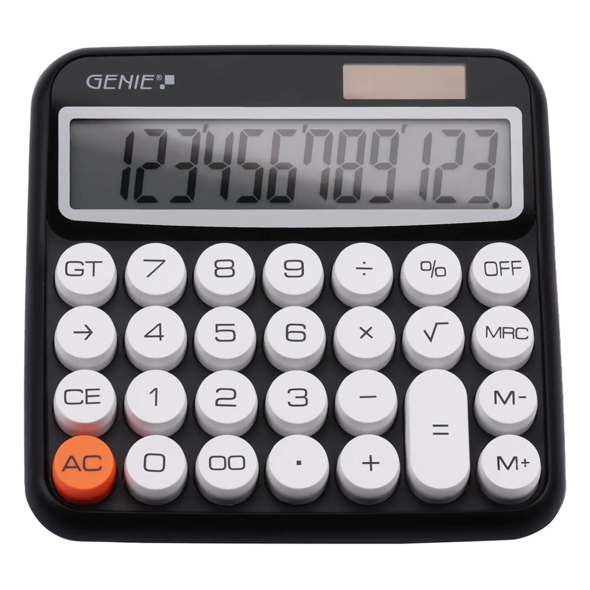 Genie 612BK Taschenrechner schwarz 