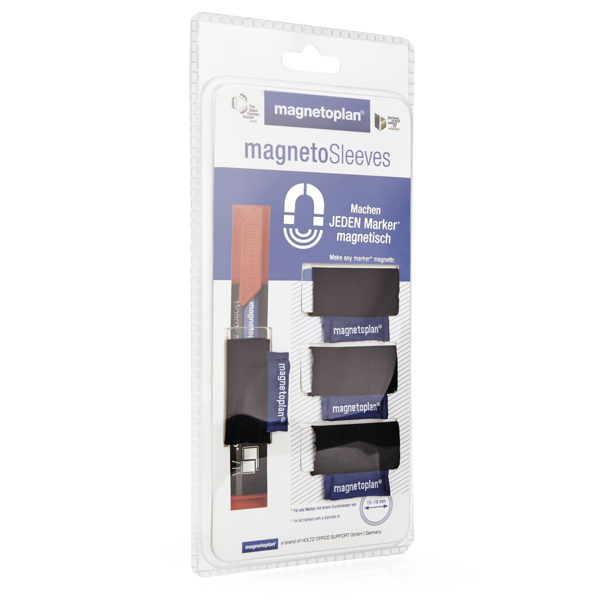 Magnetoplan 12284 magnetoSleeves 4 Stück