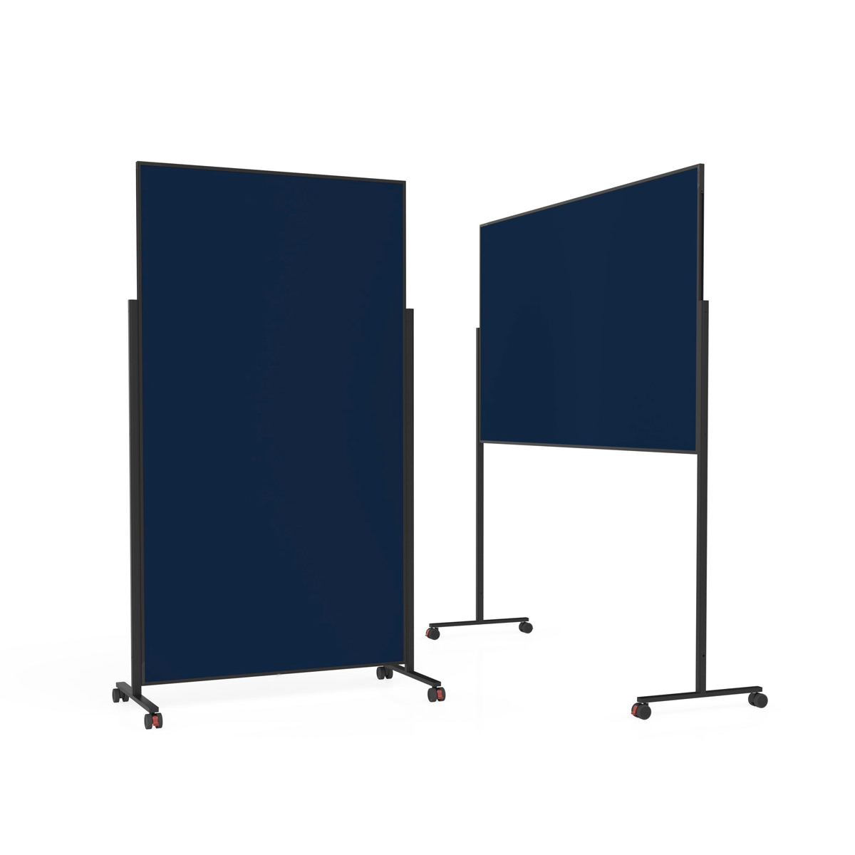 Magnetoplan 1181214 Design-Moderationstafel VarioPin dunkelblau 180 x 100cm, Rahmen schwarz