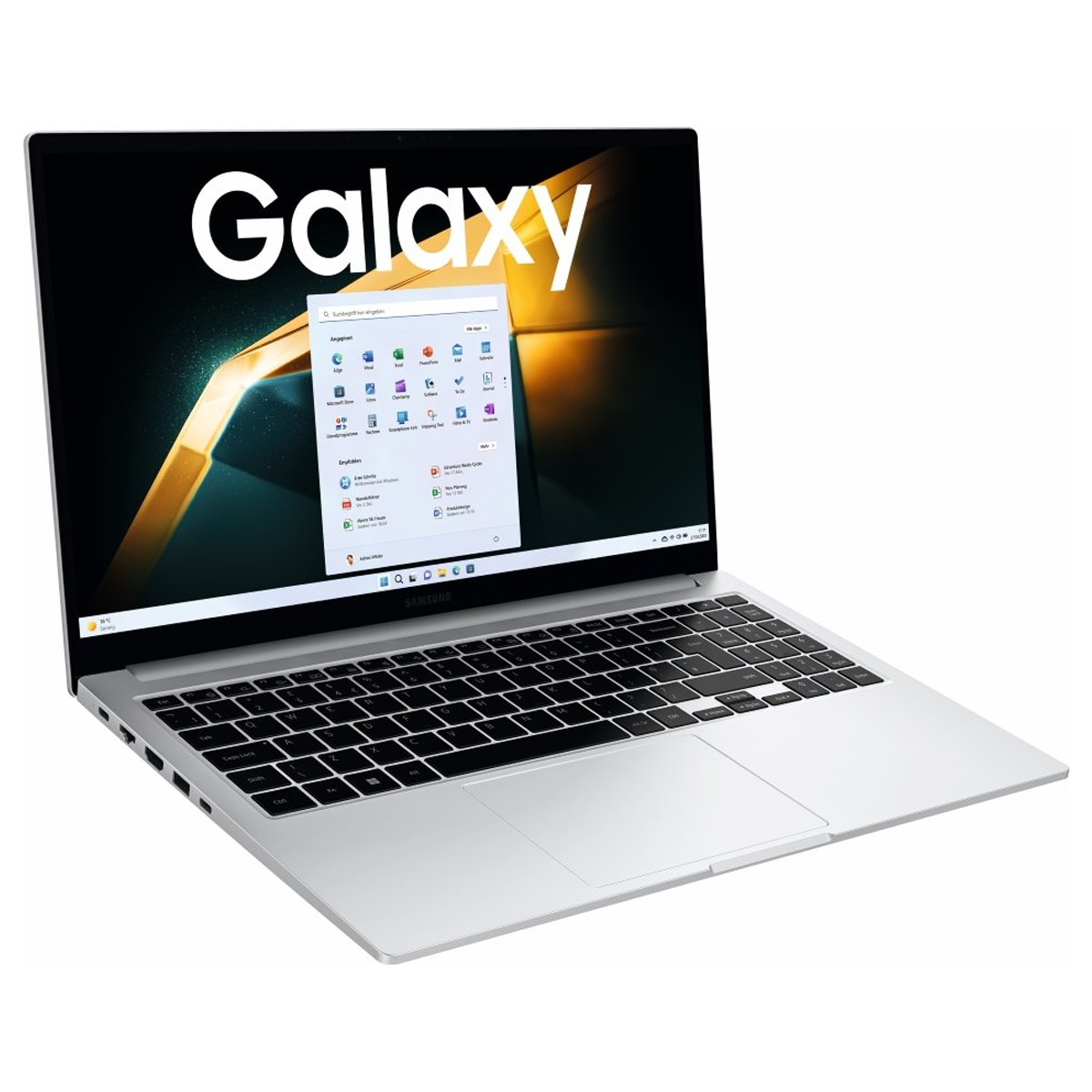 Samsung Galaxy Book4 15.6'' (39,6cm), Core 3 100U, Win 11 Pro, 256 GB NVMe SSD, 8 GB RAM, Platinum Silver
