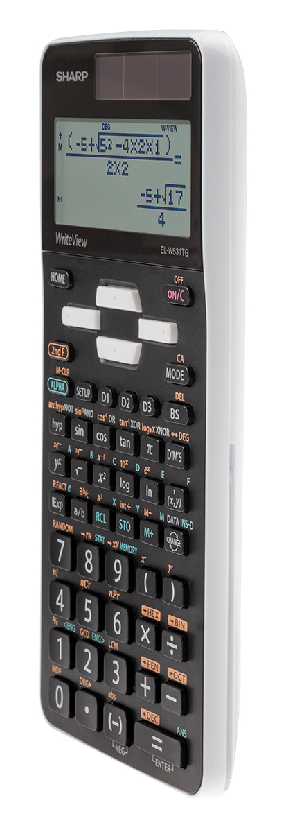Sharp EL-W531 TG WH Schulrechner weiß 