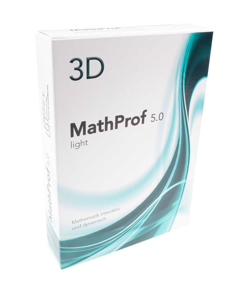 MathProf 5.0 Light, Einzelplatzlizenz, 2D- und 3D-Darstellungen, numerische Berechnungen visuelle Analyse, Downloadversion