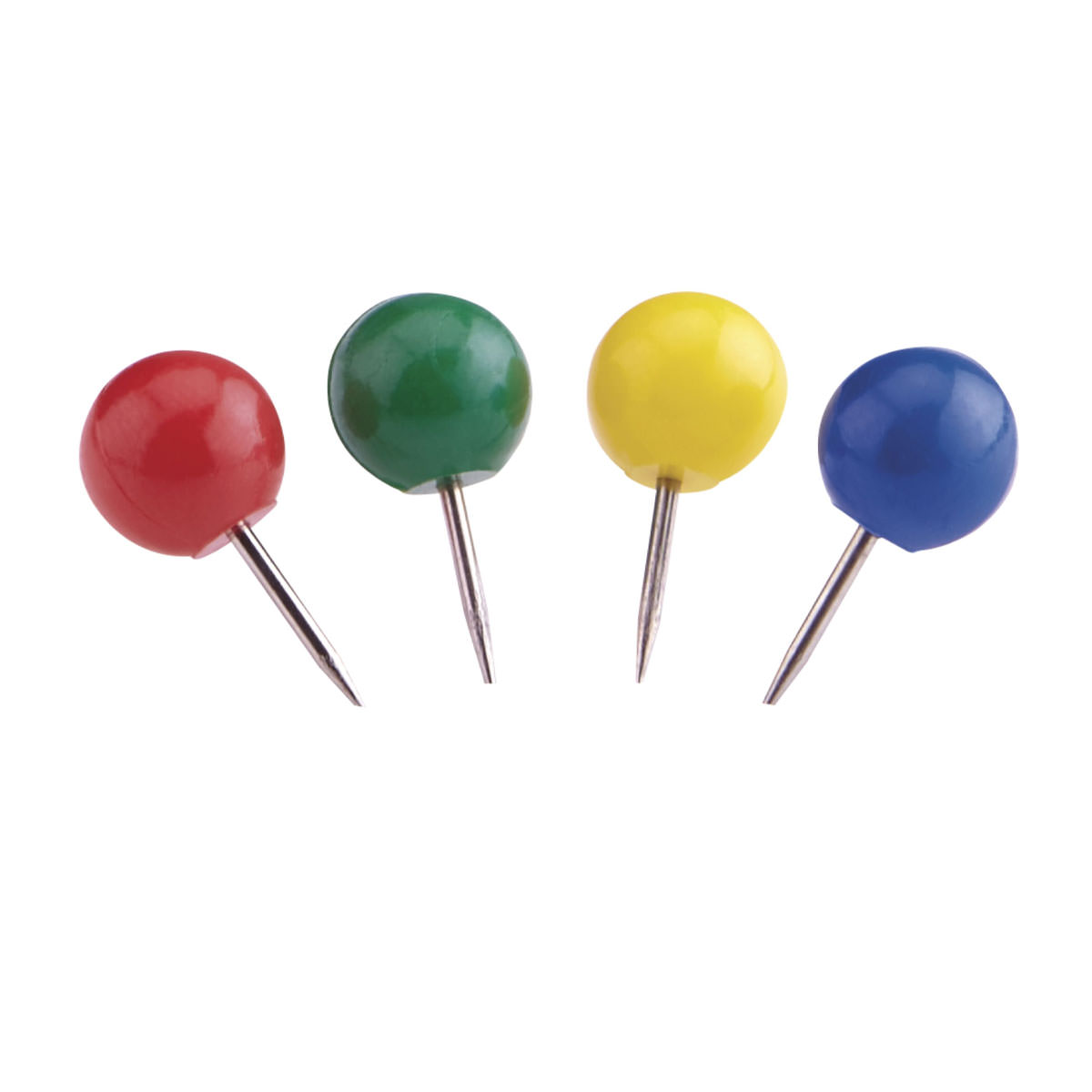 Magnetoplan 111165103 Pinnadeln in blau, Blisterverpackung mit 100 Stück