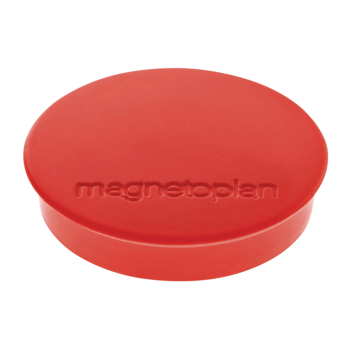 Magnetoplan 1664206 Magnete Discofix Standard 30 mm, 10 Stück, rot