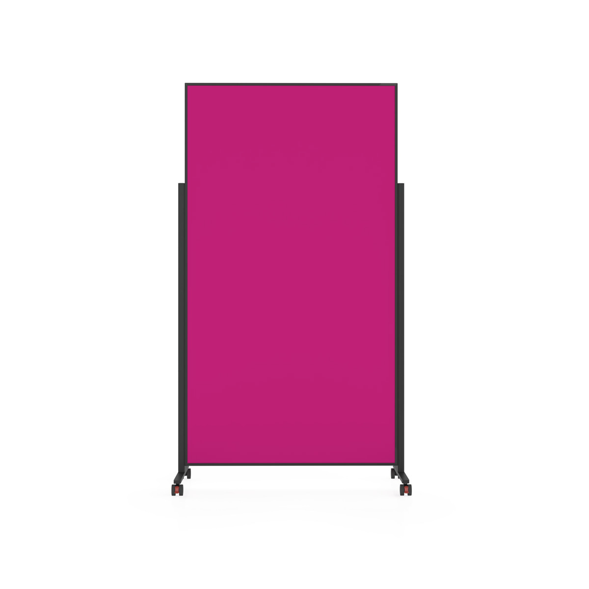 Magnetoplan 1181218 Design-Moderationstafel VarioPin pink, 180 x 100cm, Rahmen, schwarz