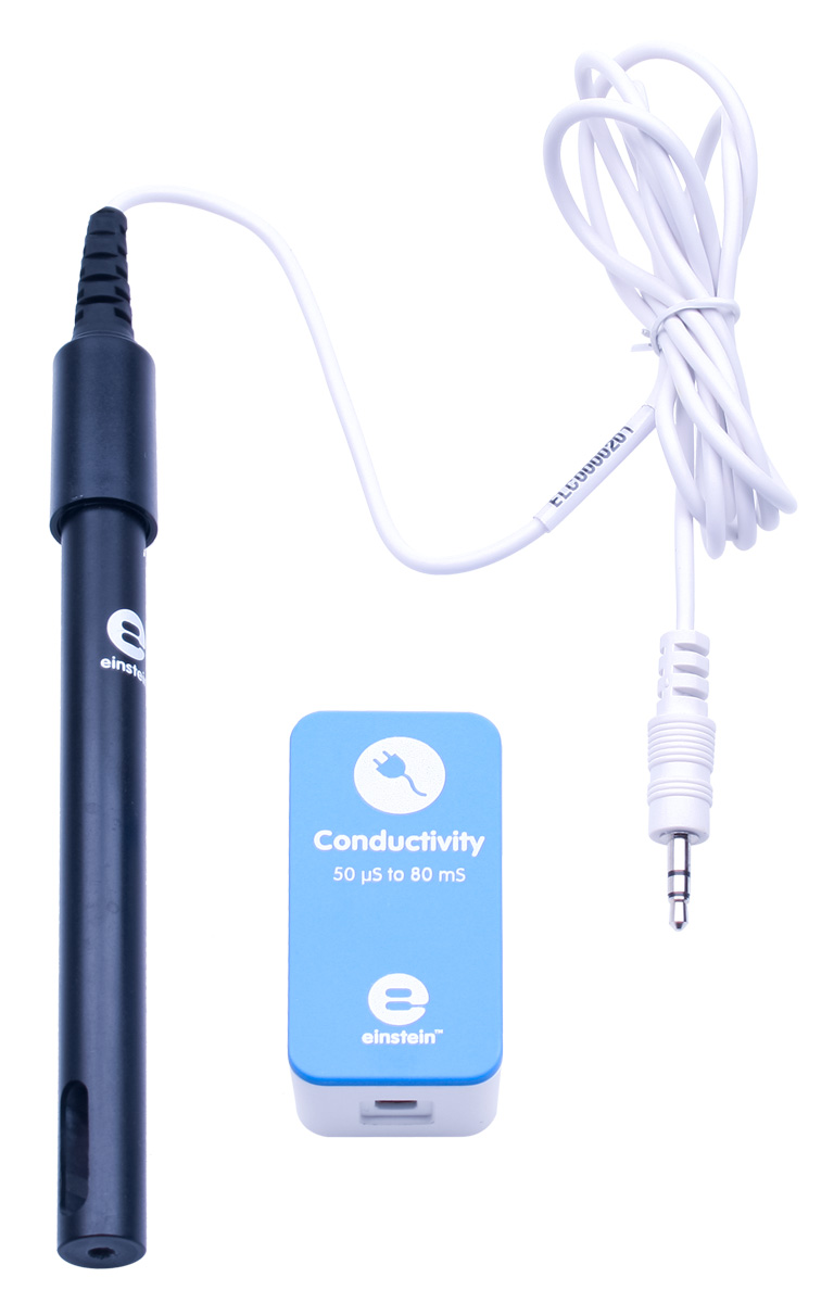 Fourier Leitfähigkeitssensor mit Temperaturkompensation für Einstein Tab, Messbereich 50 µS bis 80 ms