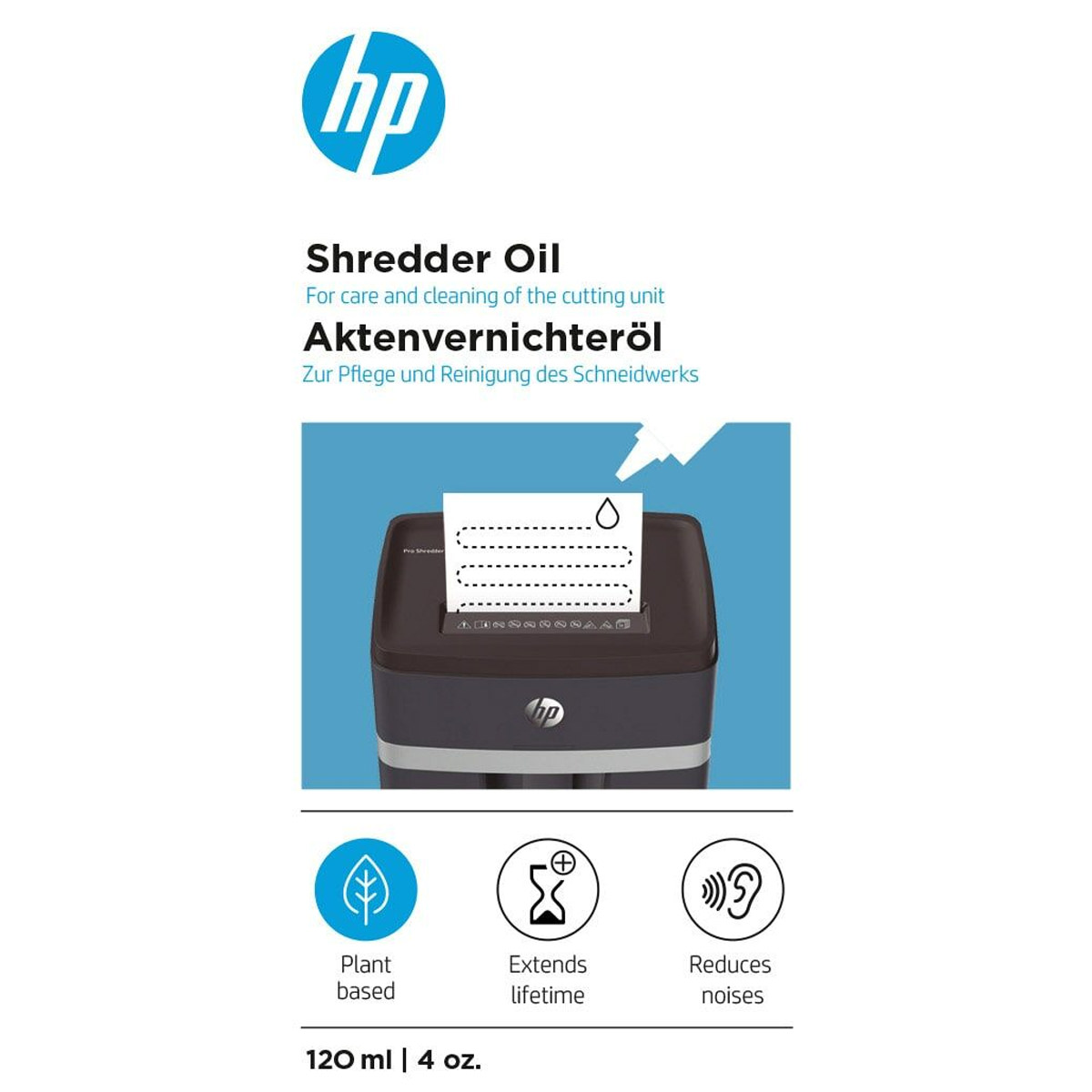 HP Aktenvernichteröl, 120 ml 