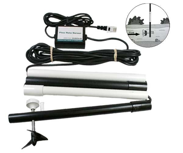 Vernier Fließgeschwindigkeit (Durchflussrate) (FLO-BTA) Messbereich: bis 4m/s / Verwendung in Wasser