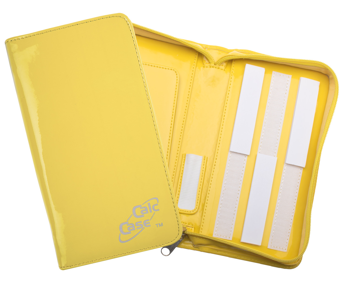 CalcCase Fashion Lack Tasche für Grafiktaschenrechner gelb