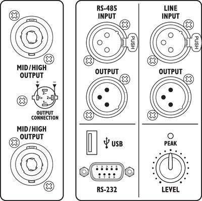 IMG STAGELINE L-RAY/1000 PA-Lautsprecher-Array (DSP-gesteuert), aktiv, 700 W (350 W+350 W) IMG STAGELINE L-RAY/1000 PA-Lautsprecher-Array (DSP-gesteuert), aktiv, 700 W (350 W+350 W)