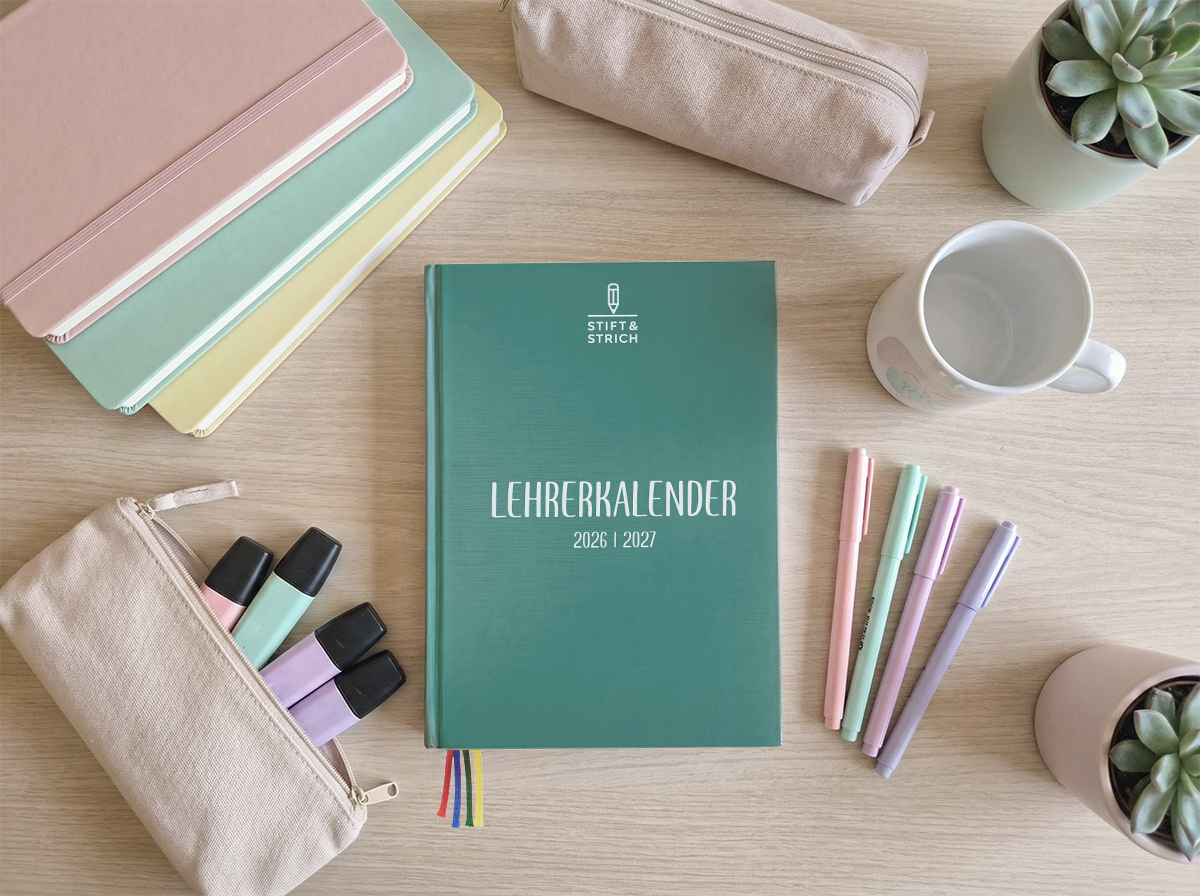 Stift & Strich Lehrerkalender A5-Plus 2026/2027 