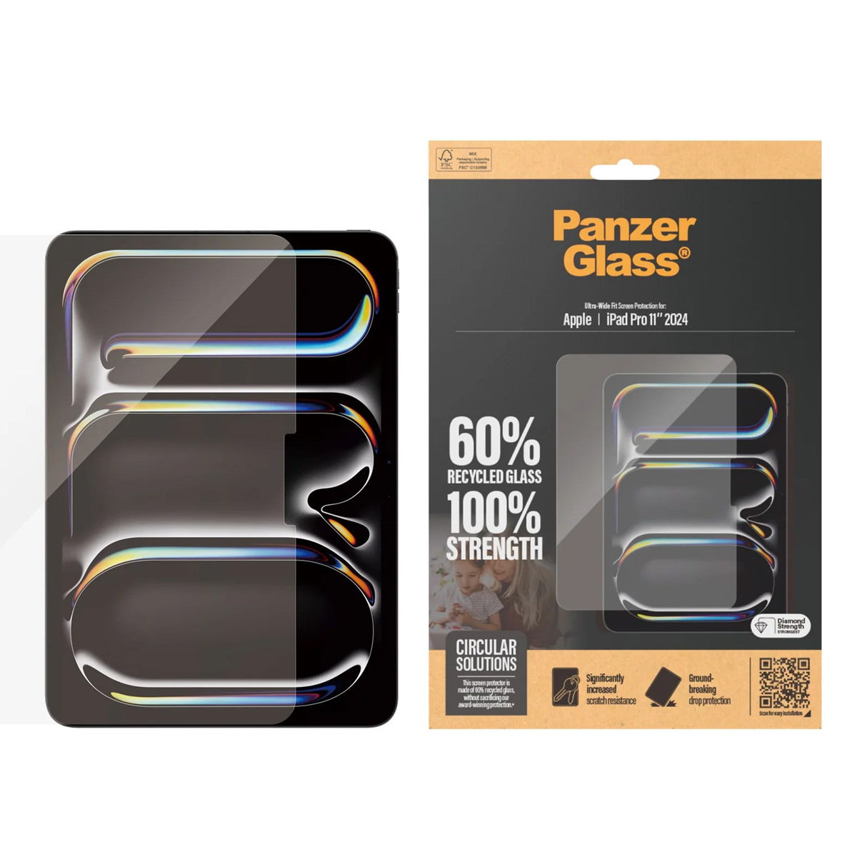 PanzerGlass® Displayschutz Ultra-Wide Fit für iPad Pro 11'' (2024-2025)