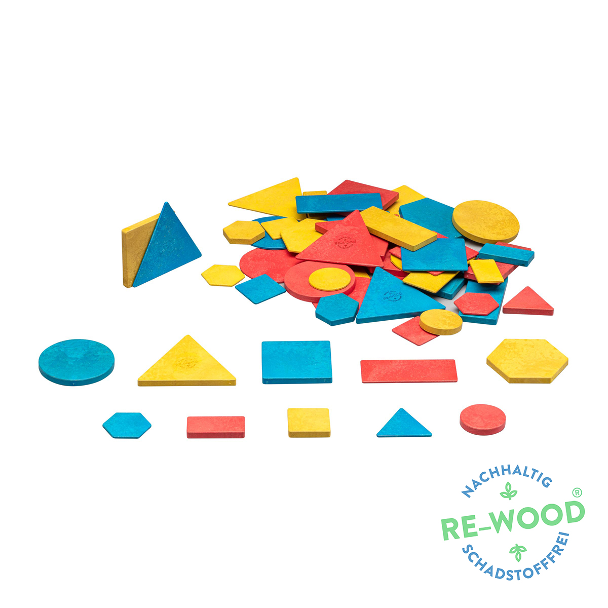 Wissner Logische Blöcke großer Satz 60-teilig 