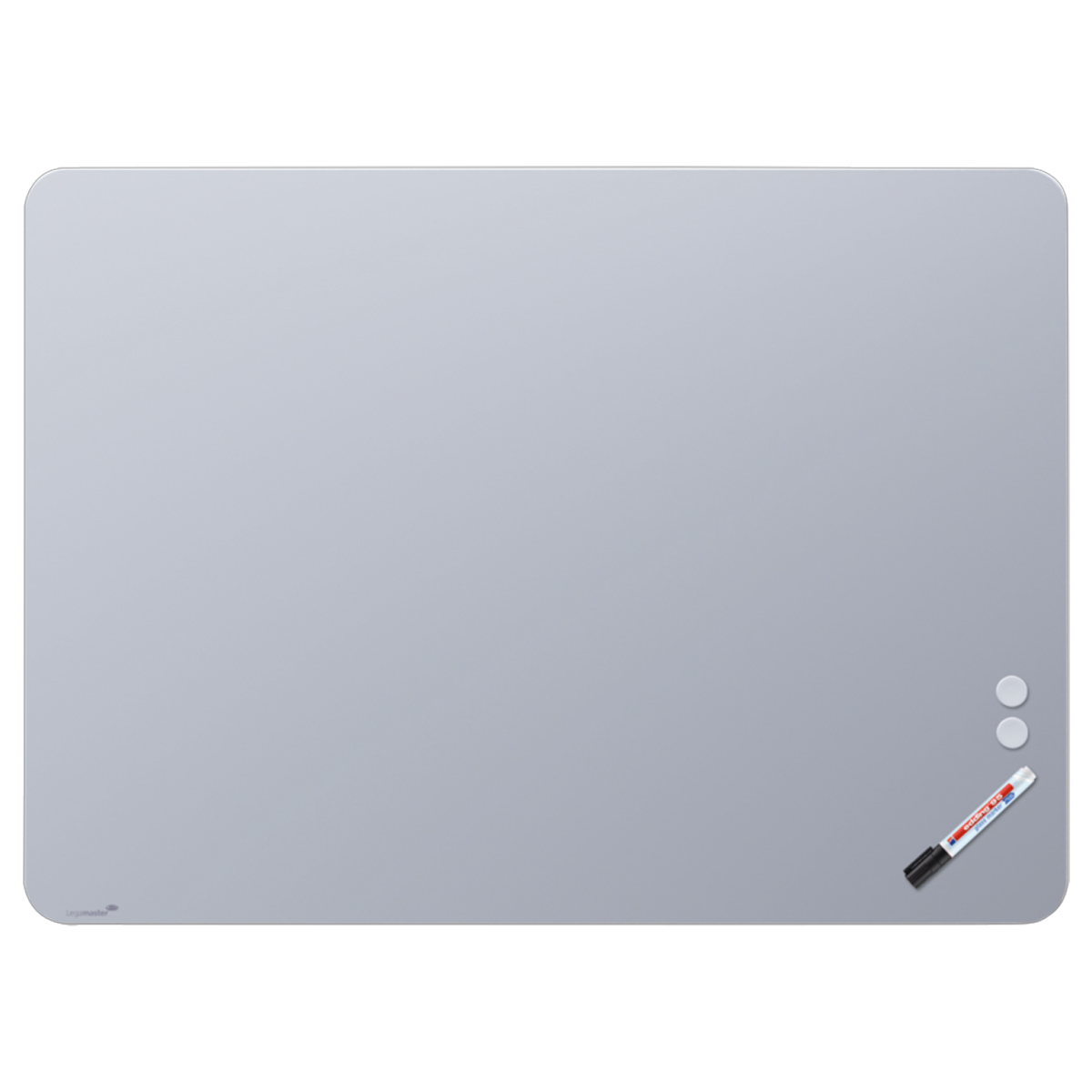 Legamaster 7-104154 RC matte Glasboard 90 x 120 cm, chilly lake, mit abgerundeten Ecken