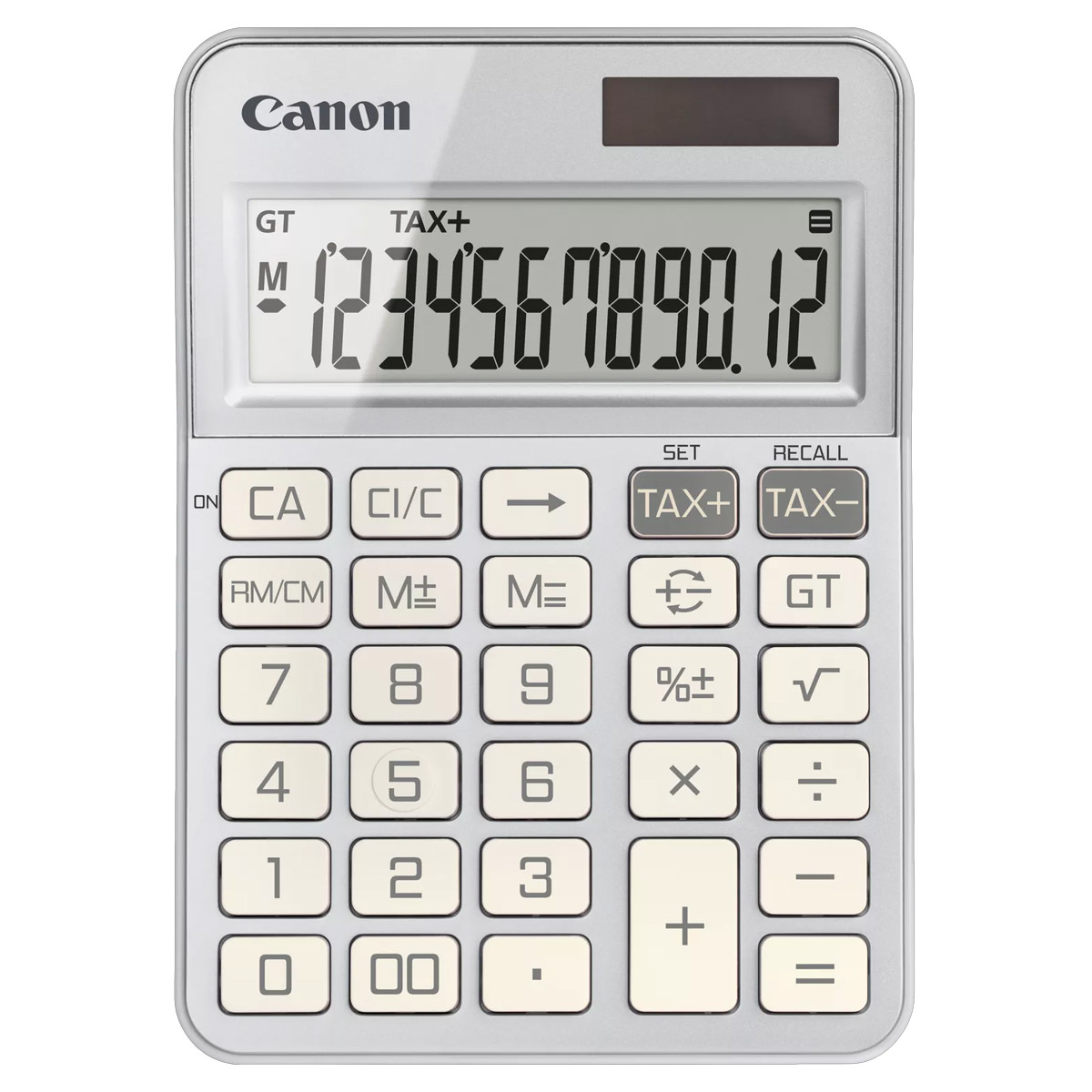 Canon KS-125KB Tischrechner silber 