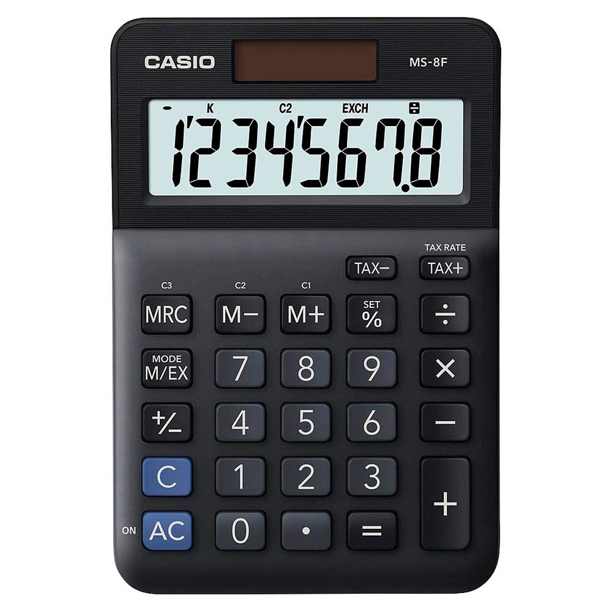 Casio MS-8F anzeigender Tischrechner 