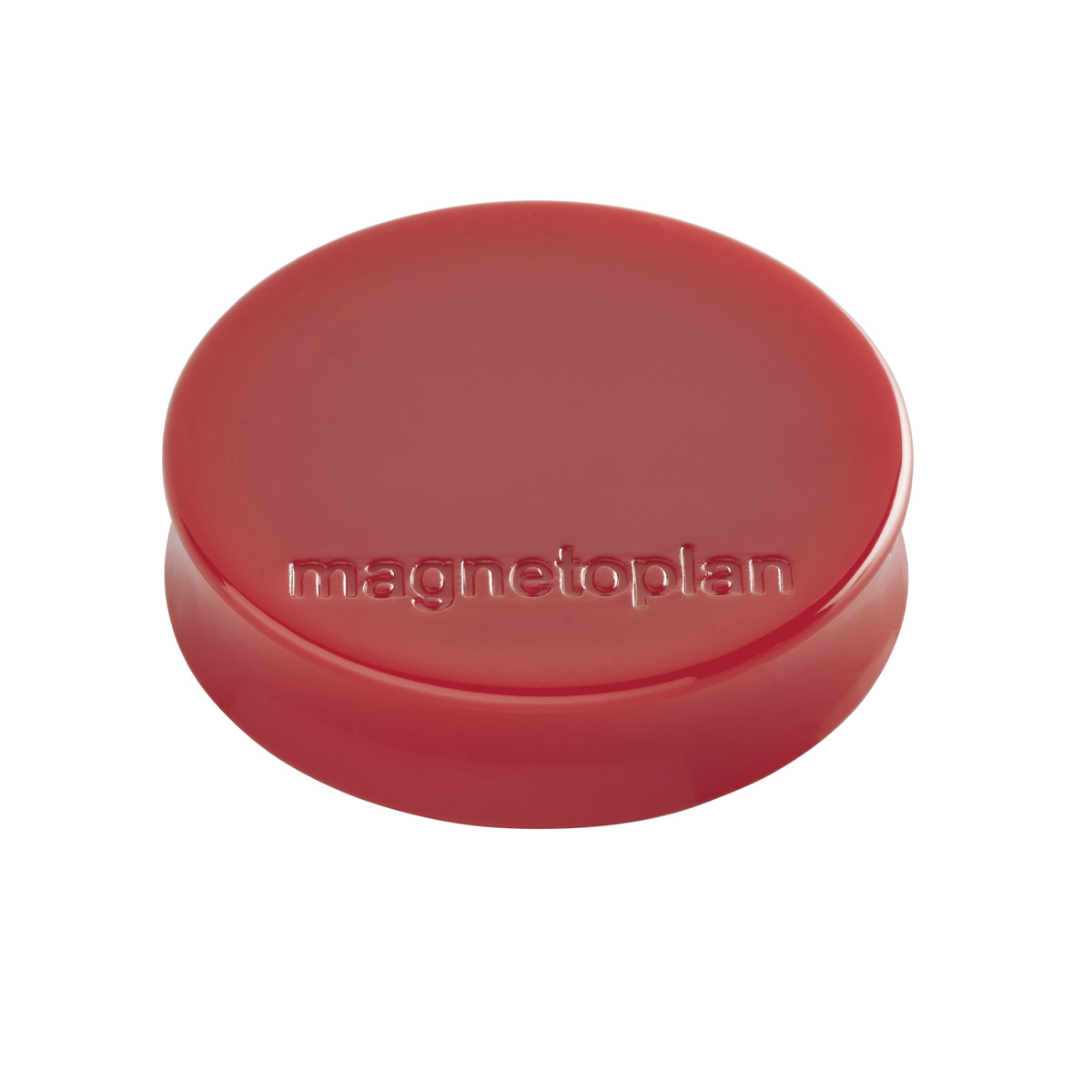 Magnetoplan 1664006 Ergo-Magnete medium, 10 Stück rot
