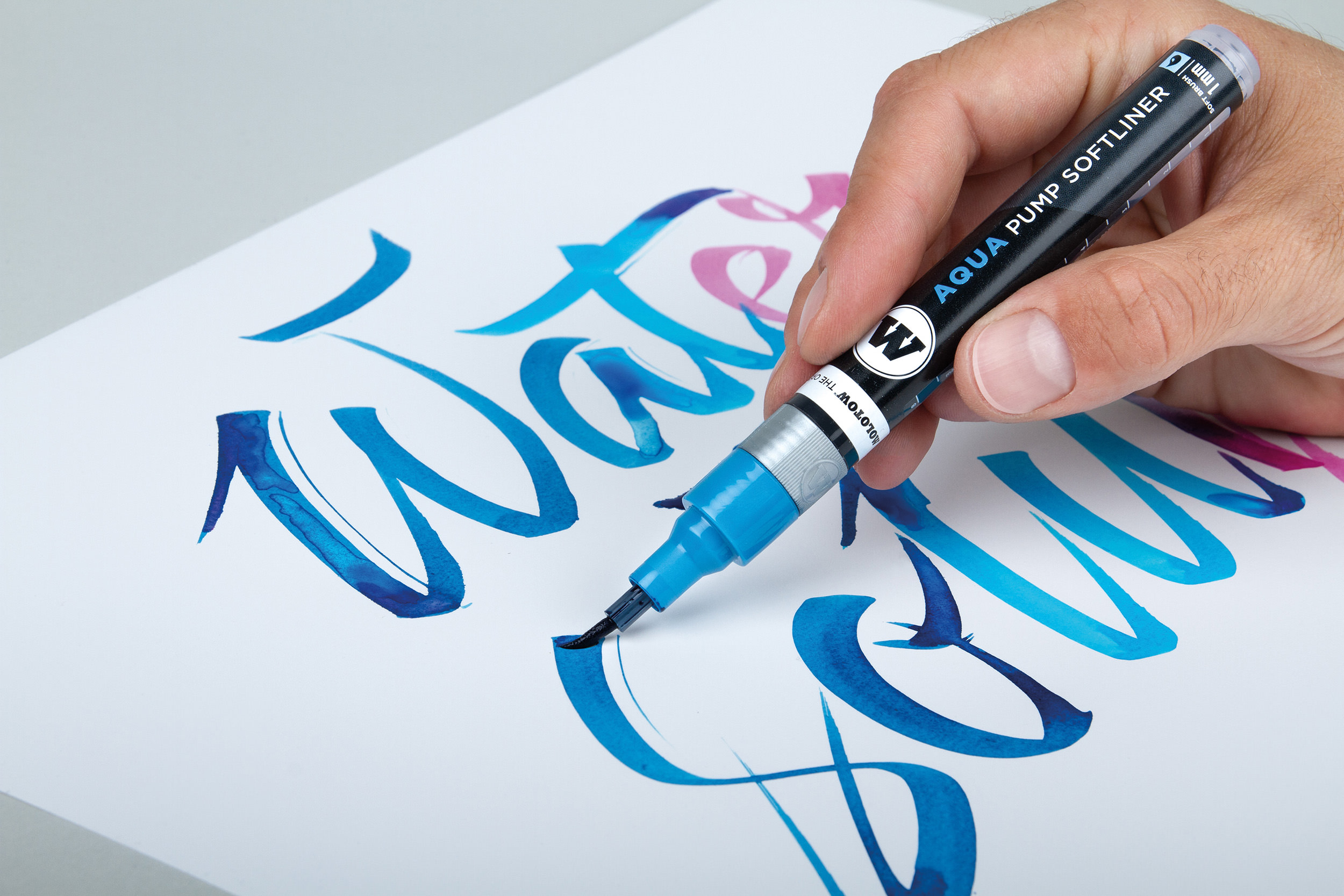 Molotow AQUA Pump Softliner 1 mm, Nr. 010, purpur 