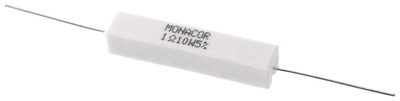 MONACOR LSR-10/10 Hochlast-Zementwiderstand, 1,0 Ω, 10 Watt