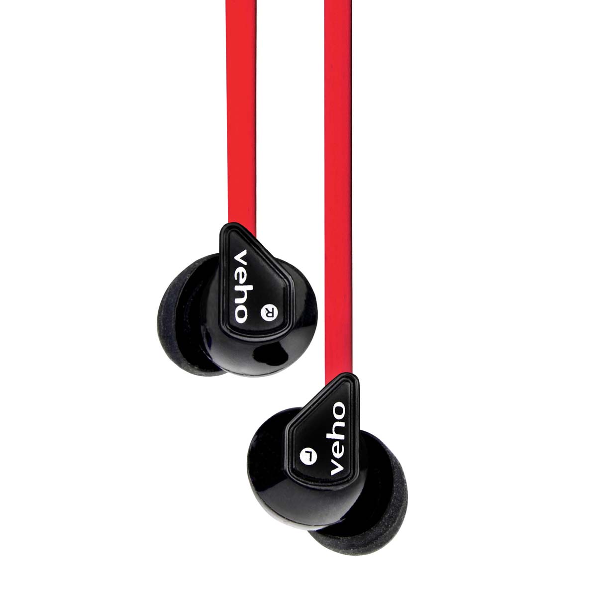 Veho VEP-003-360Z1 In-Ear Kopfhörer, kabelgebunden, rot 