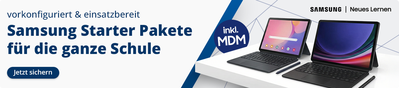 Samsung Neues Lernen Starter Pakete für die Schule