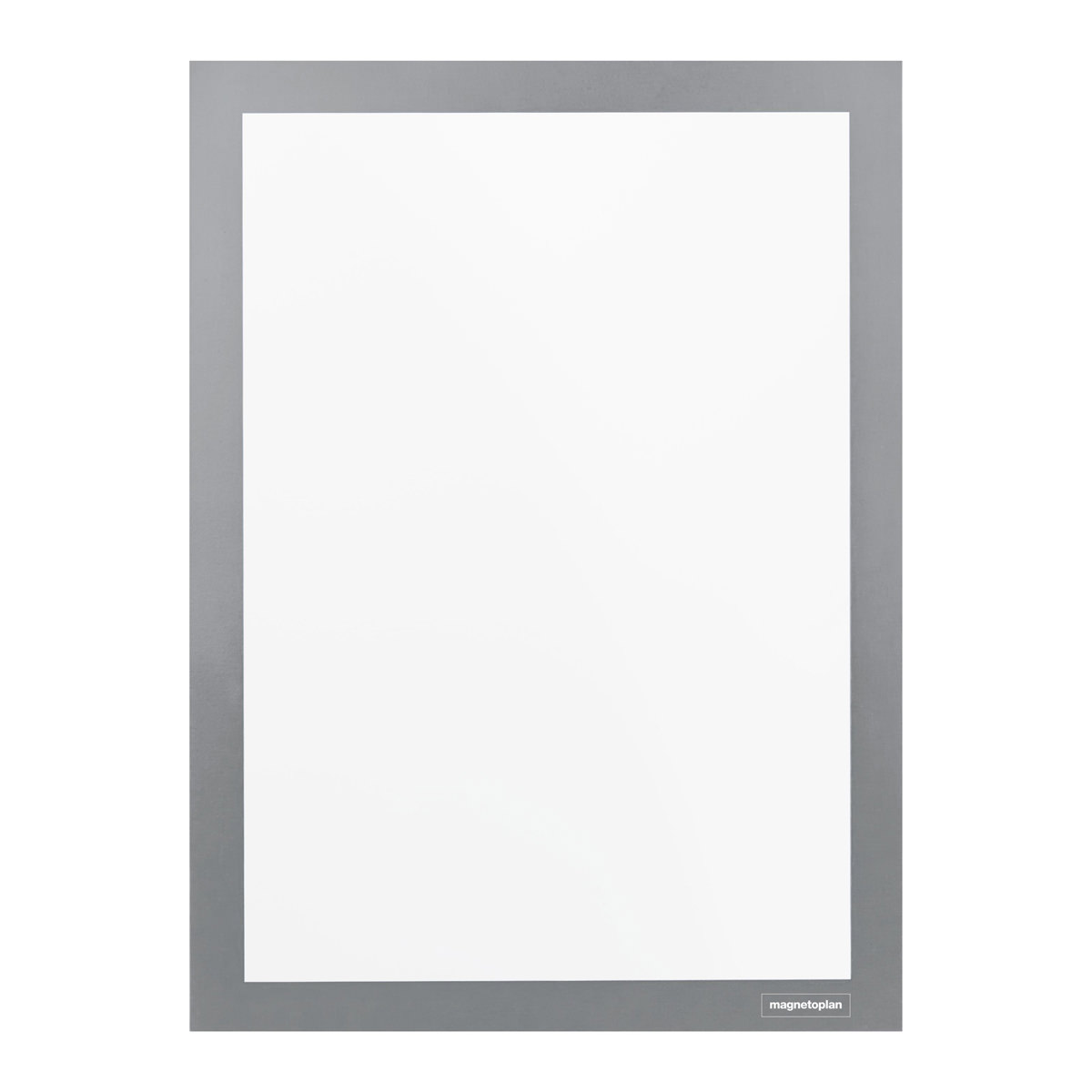 Magnetoplan 1131901 magnetofix Info-Rahmen selbstklebend, 2 Stück A4, grau