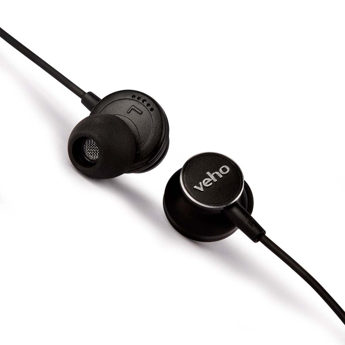 Veho VEP-011-Z3 In-Ear Kopfhörer, kabelgebunden, schwarz, mit Mikrofon und Remote, für Anrufe & Musik