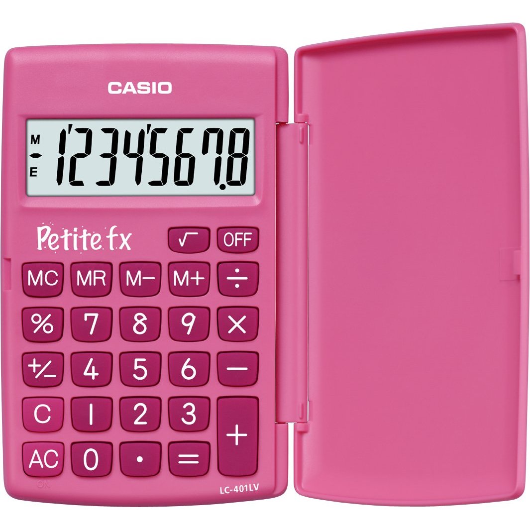 Casio LC-401LV PK Petite FX Taschenrechner pink 