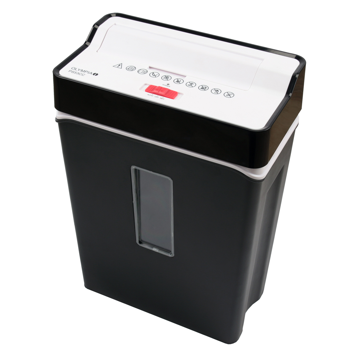 Olympia PS 53 CC Aktenvernichter schwarz Partikelschnitt 